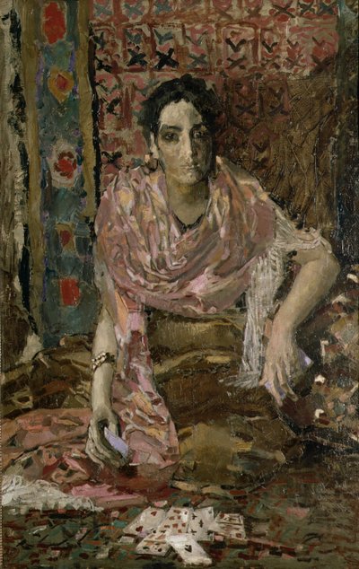 The Fortune Teller by Mikhail Aleksandrovich Vrubel